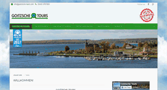 Desktop Screenshot of goitzsche-tours.de